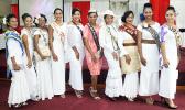 2017 Miss Pacific Islands Pageant Contestants with reigning Miss Pacific Islands, Anne Dunn attending the Sunday service at the International Full Gospel Church in Nadi, Fiji. Left to Right  in Order  of Appearance: Miss Nauru,  Miss Solomon Islands, Miss Papua New Guinea, Miss Rapa Nui, Miss Samoa, Miss Pacific Islands, Miss Cook Islands, Miss Tonga, Miss Fiji, and Miss American Samoa. [courtesy photo]