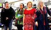 L-R Sia Figiel, Mere Taito, Karlo Mila and Janet Steele.  [photo: Ash Miles/Unity Books Wellington]