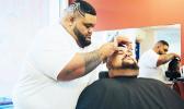 Paul Fa’apo, the man behind Waitangirua's Fa’apo Style Cutz.  [Photo: Chev Hassett/The Wireless]