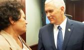 VP-elect Pence and Congresswoman Amata in the U.S. Capitol last month.  [Courtesy photo]