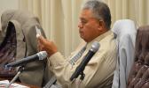 Vaifanua faipule, Rep. Lavea Fatulegae’e Palepoi Mauga was told by the House Speaker to remember that he's a faipule and he needs to act like one, especially when he's in the House chamber. See story for more details.  [photo: AF]