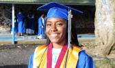 Valedictorian Brie-A’Nah Fruean  [photo:EM]
