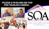 The Samoa Qualifications Authority (SQA) will launch the new Samoa Qualifications (SQs) in Tourism and Hospitality at the Millenia Hotel fale, on Friday, Sept. 29, 2017. The development of the new SQs addresses the shortage of skilled workers and existing gaps in the tourism industry.  [photo: courtesy]