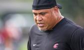 Washington State defensive line coach Joe Salave’a, a 9-year veteran of the NFL, has opened a recruiting pipeline to Pacific Islanders. (Dean Rutz / The Seattle Times) Washington State defensive line coach Joe Salave’a, a 9-year veteran of the NFL, has opened a recruiting pipeline to Pacific Islanders. (Dean Rutz / The Seattle Times)