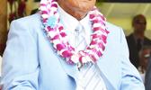 House Speaker Savali Talavou Ale during the Inauguration Ceremony that took place on Jan. 03, 2017 at the Fagatogo malae.  [photo: AF]