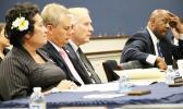 Aumua Amata with James Comer (KY), Chairman Steve Chabot (OH), and Dwight Evans (PA). [courtesy photo]