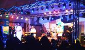 Last Saturday night, Spawnbreezie and local musicians joined together in a concert hosted by Bluesky Communications at the Fagatogo Pavilion. It was Spawnbreezie’s first concert on island. The laser light show was also a first for the island.  [Courtesy photo]