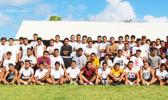 Tafuna High School's "Warriors" Football Program – both Varsity and Junior Varsity players who will be representing the Home of the Warriors in this years ASHSAA Football Season. [photo: TG]