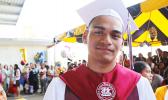 Salutatorian Willie Eugene Peter Uhrle  [photo: EM]