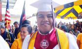 Valedictorian Kiso Skelton  [photo: EM]