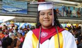 Valedictorian Deborah Shady Meleisea  [photo: EM]