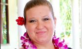 2016 - 2017 Teacher of the Year: Dana Love Ili – from the ‘Home of the Wildcats’ — Nu’uuli Vocational Technical High School. [photo: TG]