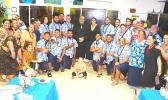 American Samoa’s very own Talavalu Rugby Team that participated in the 2016 Oceania Sevens Championship Tournament held in Suva, Fiji last month. Standing far right is head coach Tommy Elisara and standing second from left is team manager Annielyse G. Coffin. (See story for full details).  [photo: courtesy]