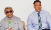 Reps. Toeaina Faufano Autele and Veevalu Meauta L. Mageo.  [photo: AF]