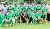 Utulei Youth team with the FFAS National Cup.  [FFAS MEDIA/Brian Vitolio]