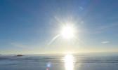 A new day on Dec. 28 with three more days before the New Year 2018, with great weather in sunny American Samoa, as the sun rose from coastline off Faganeanea village on Tutuila island around 8a.m.  [photo:Leua Aiono Frost]