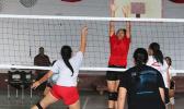 Team Amerika Samoa's Girls All-Star Volleyball squad during a practice session held at the Tafuna High School gymnasium in preparation for the Junior Prep Sports (JPS) Paradise Classic III set to be held in Honolulu this week.  [photo: TG]