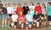 The Amerika Samoa Girls Volleyball All-Star Team — led by Head Coach Lydia Faleafine Nomura (far left) and Assistant Coach Lalomilo Mano (far right) — departed the territory for Hawai’i last Wednesday for their second appearance at the JPS Paradise Classic III.  The team's first game is set for Thursday, Jan. 11. [photo: TG]