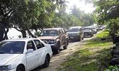  Road blockage in Luataunuu village, Samoa [Photo: RNZ Pacific/Autagavaia Tipi Autagavaia] 