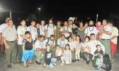 Families and friends of the fire crew from American Samoa gathered at the airport last Friday to say farewell to their loved ones. A crew of 13 fire fighters departed last Friday for the second time this year to fight wildfires in California.  [photo: NPSAS]