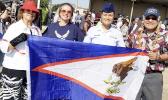 Airmen 1st Class Jacqueline Ale is pictured with parents- Tifi  Ale and Fuji Nomura Ale, and elder sister Delta Pilot Laura Ale-Englebrecht