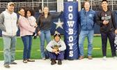 Samoana HS senior Darius McMoore and family at the Blue-Grey All-American Bowl Game last Tuesday
