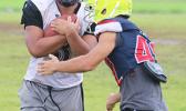 American Samoa’s All-Star running back, Koison Ozu and defensive back Ben Tikeri