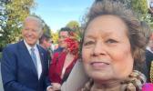 Amata and Biden in selfie