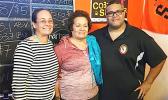 Congresswoman Amata with her daughter Erika Leatavalavala Radewagen, and small business owner Nate Ilaoa 