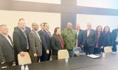 Amata and governor with others