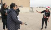 Congresswoman Aumua Amata (AS), meets with U.S. Army Soldiers from the 962nd Quartermaster Company (Mortuary Affairs), out of Fort Shafter, Hawaii, Dec. 25, 2018, Camp Arifjan, Kuwait. Congressional delegates from American Samoa, New York, Pennsylvania and Texas were in Kuwait to visit troops during the holidays. (U.S. Army Photo by Sgt. James Lefty Larimer) Congresswoman Aumua Amata (AS), meets with U.S. Army Soldiers from the 962nd Quartermaster Company (Mortuary Affairs), out of Fort Shafter, Hawaii, Dec. 25, 2018, Camp Arifjan, Kuwait. Congressional delegates from American Samoa, New York, Pennsylvania and Texas were in Kuwait to visit troops during the holidays
