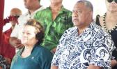 Congresswoman Uifaatali Amata and Governor Lemanu