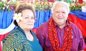 Congresswoman Aumua Amata and Samoa PM Tuilaepa Dr. Sailele Malielegao