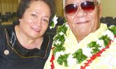 Congresswoman Aumua Amata and the late Aumoeualogo Te’o J. Fuavai.