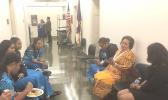 Congresswoman Amata talks with Close Up students
