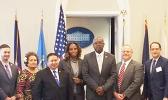 Congresswoman Amata at the recent IGIA meeting with Interior Secretary Bernhardt and others
