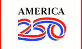 America250, celebrating the anniversary of the signing of the U.S. Declaration of Independence america250 logo