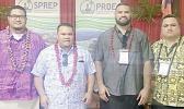 AS-EPA deputy director William Sili; Finance and Special Projects Manager, Victor Tuiasosopo; Administration Manager, Neil Pilcher; and IT Manager, Edgar Apulu