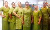 WIC office staff wishing American Samoa a Merry Christmas