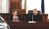 ASCC president Dr. Rosevonne Pato and Board of Higher Education vice chair, Monsignor Viane Etuale