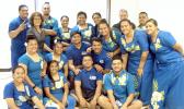 Business Ambassadors of ASCC with department chairperson Dr. Faofua Faatoafe and instructor Ioapu Tauai