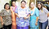 Ina Shekinah Tupufia with ASCC admin
