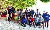 ASCC marine science students and Olosega Elementary School students