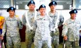 Some of the 33 ASCC students enrolled in the ROTC program.