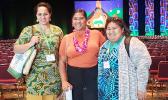 Ms. H. Gingerlei Porter (left),Ms. Demitrah Mauga (center),Ms. Eirenei Tesimale (right)