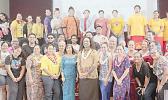 ASCC students with the storytellers Ms Tolua Samifua, Ms C. Makanani Sala, and Dr Aaron J. Sala
