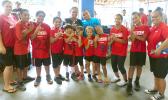 Some of the youth taking part in ASDOE's summer athletics program