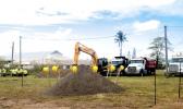 ground breaking on a new three-story ASDOE admin building