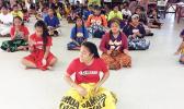 student participants at one of the educational centers for the ASDOE’s “A’oga Samoa I Alalafaga (ASIA)” summer program