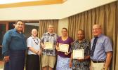  [l-r] Fainu’ulelei; ASLA past president Aaron Thomas; PAI attorneys Richard deSaulles, Gwen Tauiliili-Langkilde, and Matailupevao Leupolu; and ASLA staff attorney Frederick O’Brien.